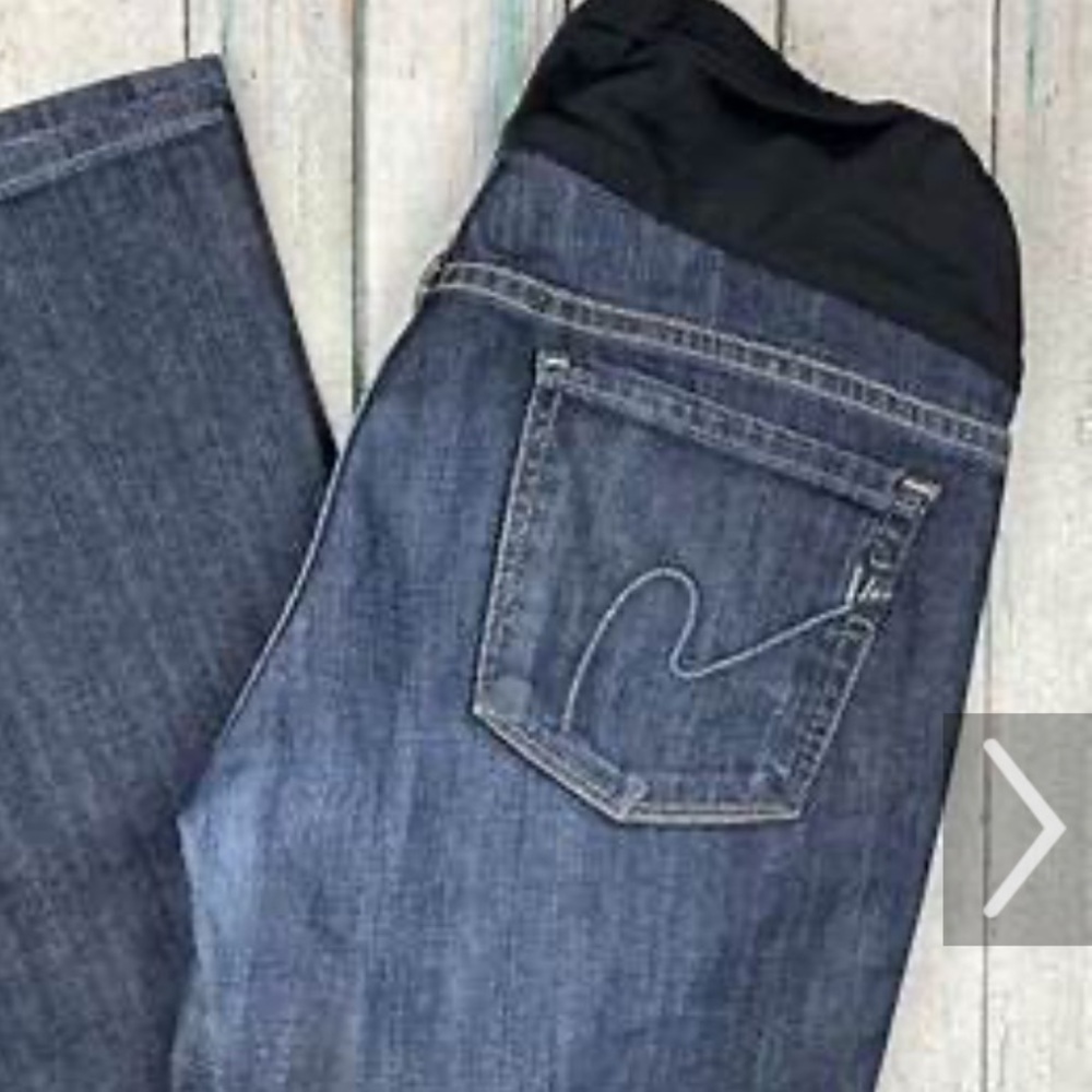 Citizens Of Humanity Maternity Dark Blue Skinny Jeans